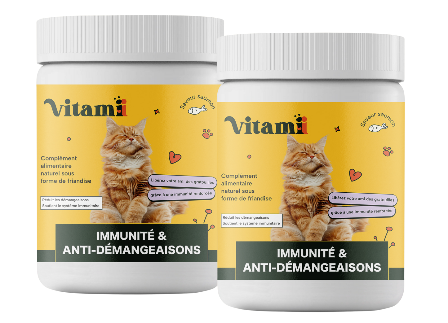 Friandises Naturelles Immunité et Anti-Démangeaisons Chat